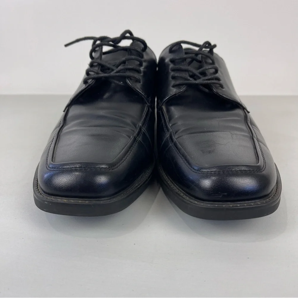 Apt 9 Men's Kirk Dress Shoes Black Ortholite Square Toe Comfort Shoes Size 8.5M
